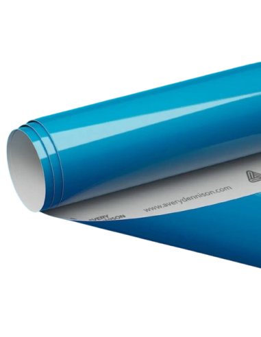 Adhesivo /vinil azul claro glossy...