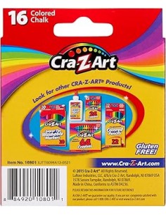 Cra-Z-Art  TIZA DE COLORES SET 16 PCS