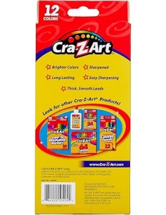 Cra-Z-Art  LAPICES DE COLORES LARGOS SET 12 PCS