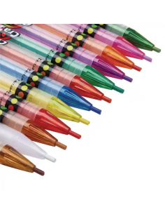 Cra-Z-Art LAPICES DE COLORES TWIST UP SET 24 PCS