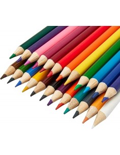 Cra-Z-Art  LAPICES DE COLORES LARGOS SET 24 PCS