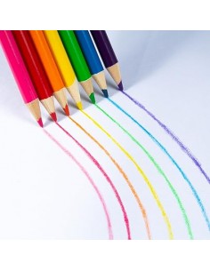 Cra-Z-Art LAPICES DE COLORES LARGOS SET 72 PCS