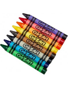 Cra-Z-Art  CRAYONES LAVABLES JUMBO SET 8 PCS