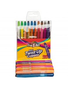 Cra-Z-Art  MINI CRAYONES  GIRATORIOS SET 20 PCS