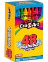 Cra-Z-Art CRAYONES LAVABLES SET 48 PCS
