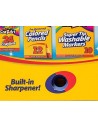 MEGA CAJA 96 CRAYONES TAJADOR INCLUIDO + BONUS MARCADOR C/ AROMA