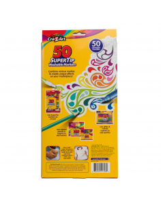 Cra-Z-Art MARCADORES LAVABLES SUPERTIP 50 PCS
