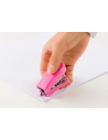 Engrampadora Mini Novus Color Rosa + Grapas