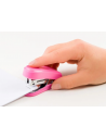 Engrampadora Mini Novus Color Rosa + Grapas