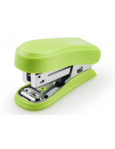 Engrampadora Mini Novus Color Verde + Grapas