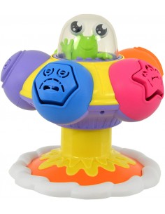 ufo  tira ,busca y encastra-TOMY