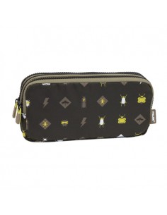 MILAN Portatodo 3 Cremalleras Be Atomic Negro