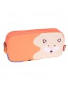 MILAN Portatodo 3 Cremalleras Fun Animals Naranja