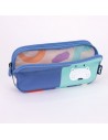 MILAN Portatodo 3 Cremalleras Fun Animals Azul
