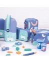 MILAN Portatodo 3 Cremalleras Fun Animals Azul