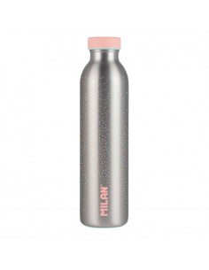 MILAN Botella Isotermica Acero Inox 591ml Silver