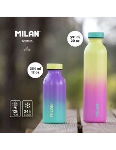 MILAN Botella Isotermica Acero Inox 354ml Sunset