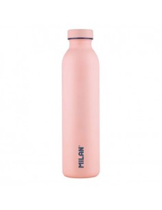 MILAN Botella Isotermica Acero Inox 591ml Rosa