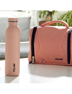 MILAN Botella Isotermica Acero Inox 591ml Rosa