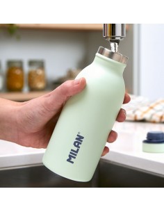 MILAN Botella Isotermica Acero Inox 354ml Verde