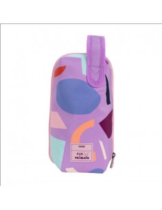 MILAN Kit 4 estuches fun animal Violeta