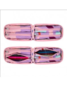MILAN Kit 4 estuches fun animal Violeta