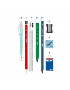 MILAN Kit 4 estuches Sea