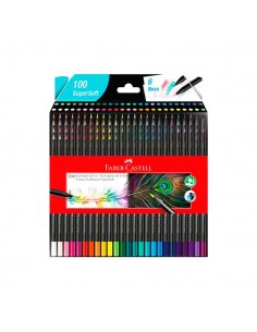 FABER CASTELL EcoLápices de 100 Colores SuperSoft