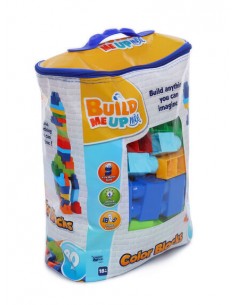 HAPPY LINE Bloques maxi en bolsa 80 pcs