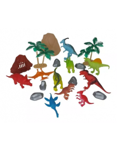 HAPPY LINE Animal life - Animales surtidos Dino Ocean Granja 22 pcs