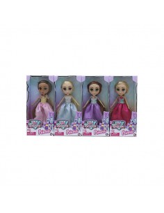 HAPPY LINE Muñeca Little bebops 10 inche princesa
