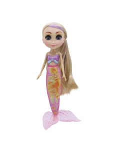 HAPPY LINE Muñeca Little Bebops 10 inch sirena