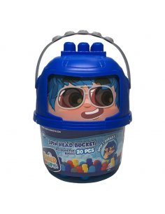 HAPPY LINE Bloques Maxi bucket gira la cabeza 20 pcs surtido