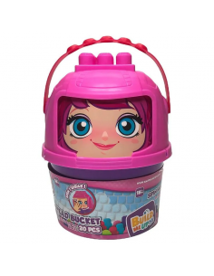 HAPPY LINE Bloques Maxi bucket gira la cabeza 20 pcs surtido