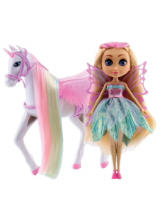 HAPPY LINE Muñeca little bebops 10 inch unicornio