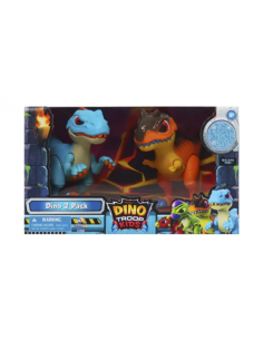 HAPPY LINE Dino troop raptor & megalosaurios set