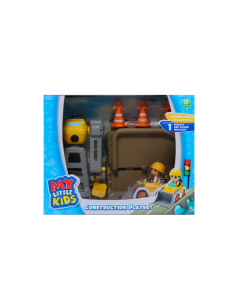 HAPPY LINE Set de construcción vehículo con figura y accesorios