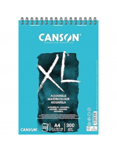 Bloc de Papel para acuarela A4 de 30 hojas de 300g, CANSON