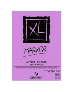 Bloc de papel MARKER XL 100H A4 70G, CANSON