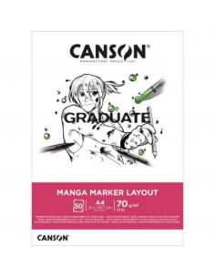 Graduate Manga Marker Layout A4 70G, CANSON