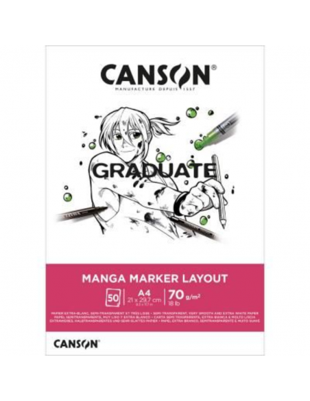 Graduate Manga Marker Layout A4 70G, CANSON
