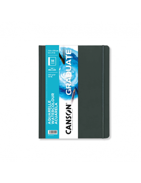 CANSON Book Graduare Acuarela 250G 21.6X27.9cm 28H