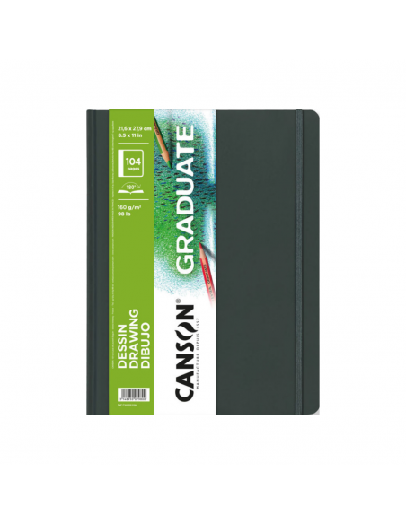 CANSON Book Graduate Dessing 160G 21.6X27.9cm 52H