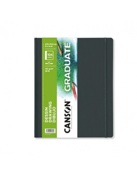 CANSON Book Graduate Dessing 160G 27.9X35.5cm 52H