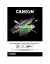 CANSON Bloc Graduate Diseño Negro 20H A5 240G