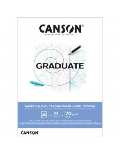 CANSON Bloc Graduate Calque 40H A4 70G