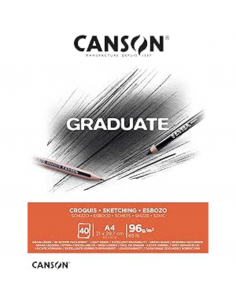 CANSON Bloc Graduate Croquis A4- 96 GRS - 40H