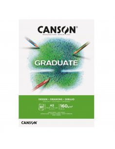 CANSON Bloc Graduate Dessin A5 30H 160G