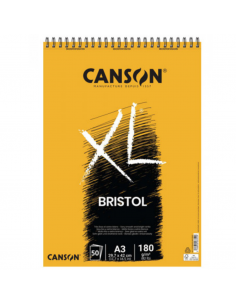 CANSON Bloc XL Bristol 50S A3 180G