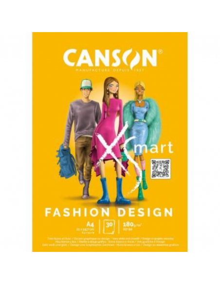 CANSON Bloc Xsmart Fashion Design 30H 180G